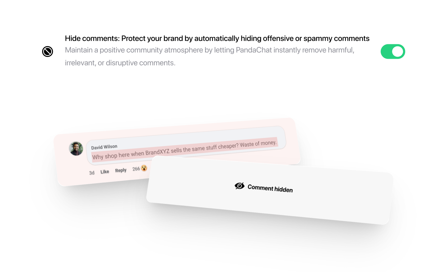 Panda Hide Comments